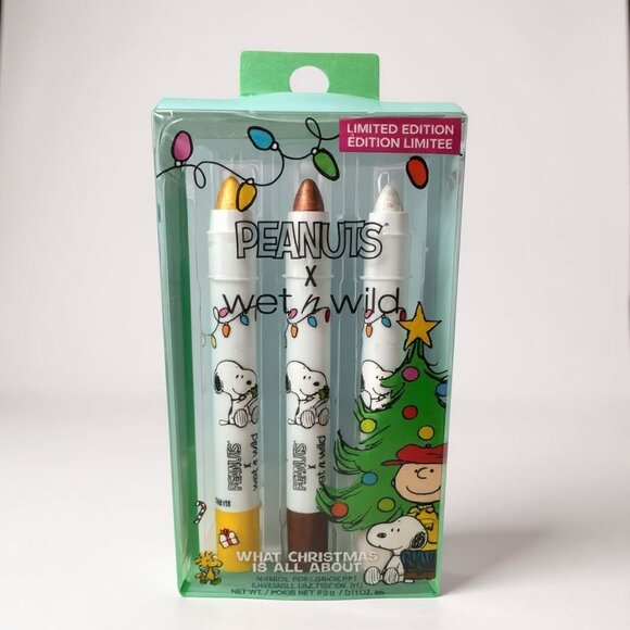 Peanuts X Wet N Wild What Christmas Is All About Limited Edition 3-Piece Multist - Picture 1 of 4